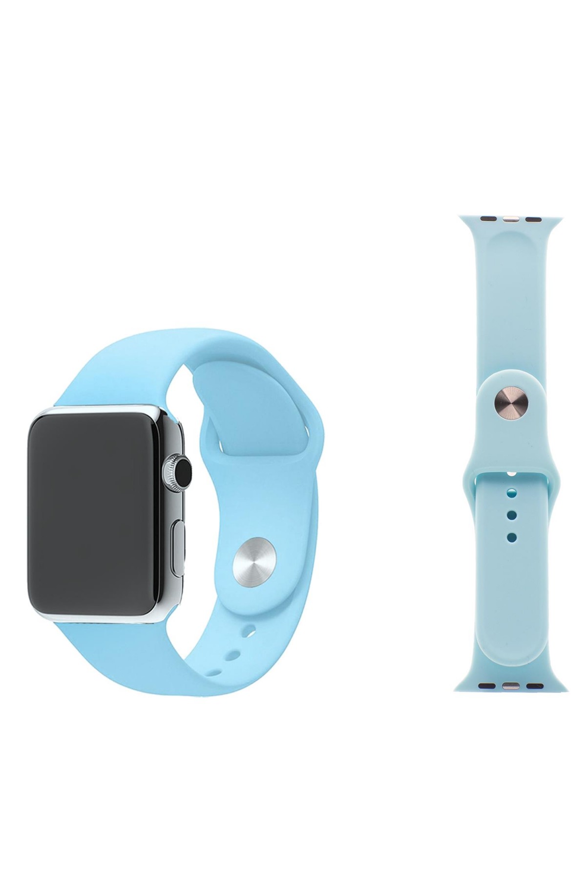 Apple Watch Serisi 38/40mm Silikon Kordon Kayış