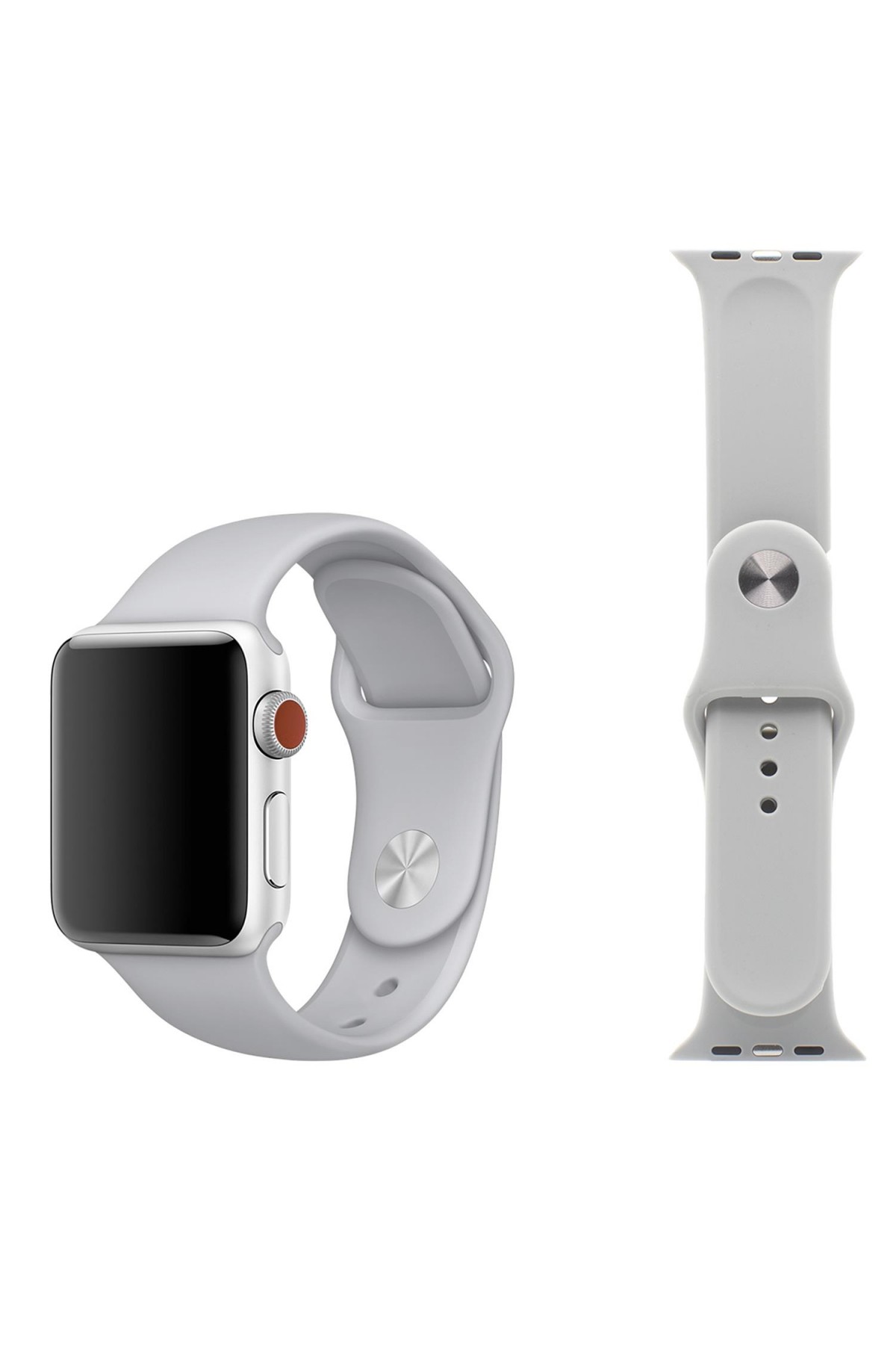 Apple Watch Serisi 42/44mm Silikon Kordon Kayış