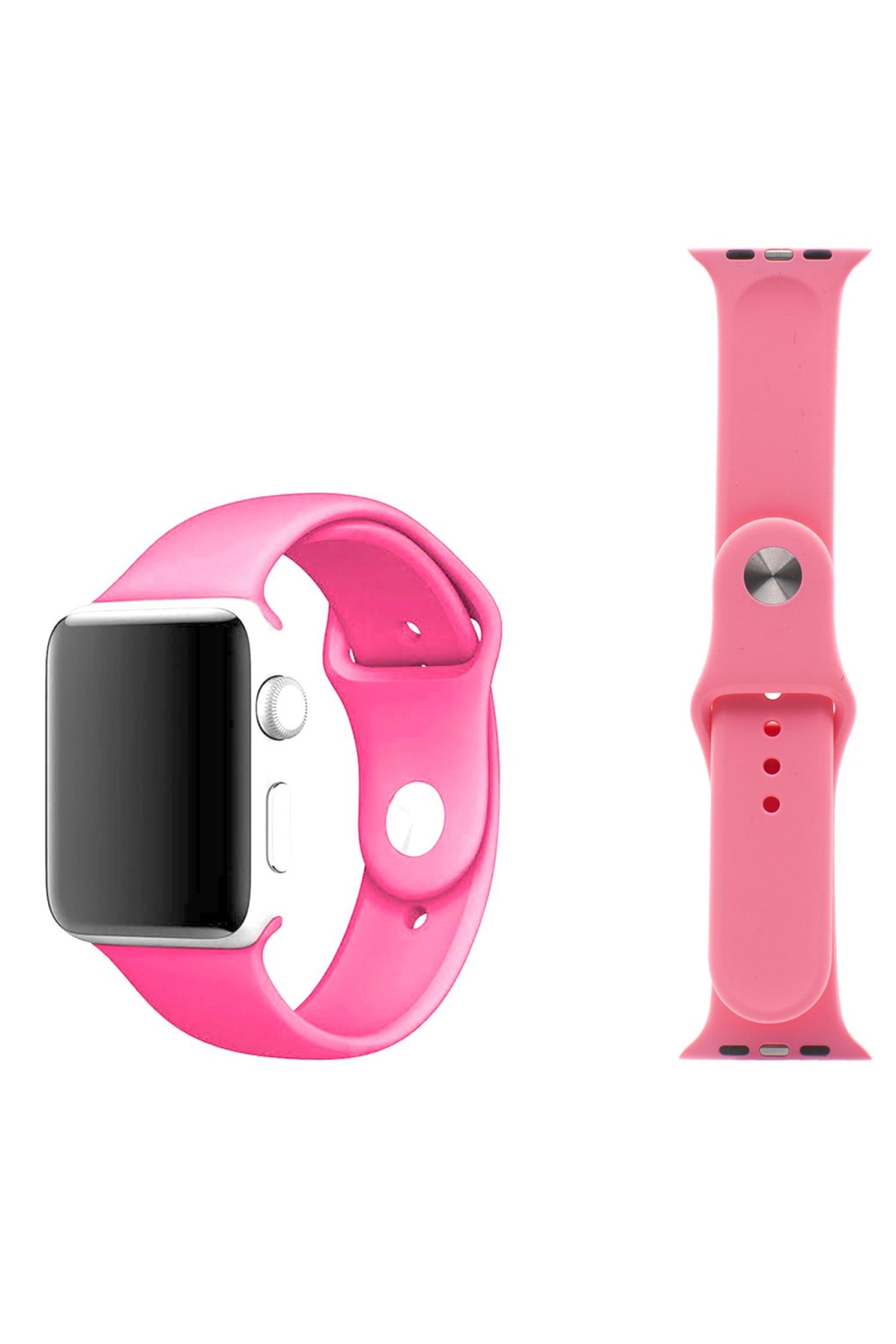 Apple Watch Serisi 42/44mm Silikon Kordon Kayış