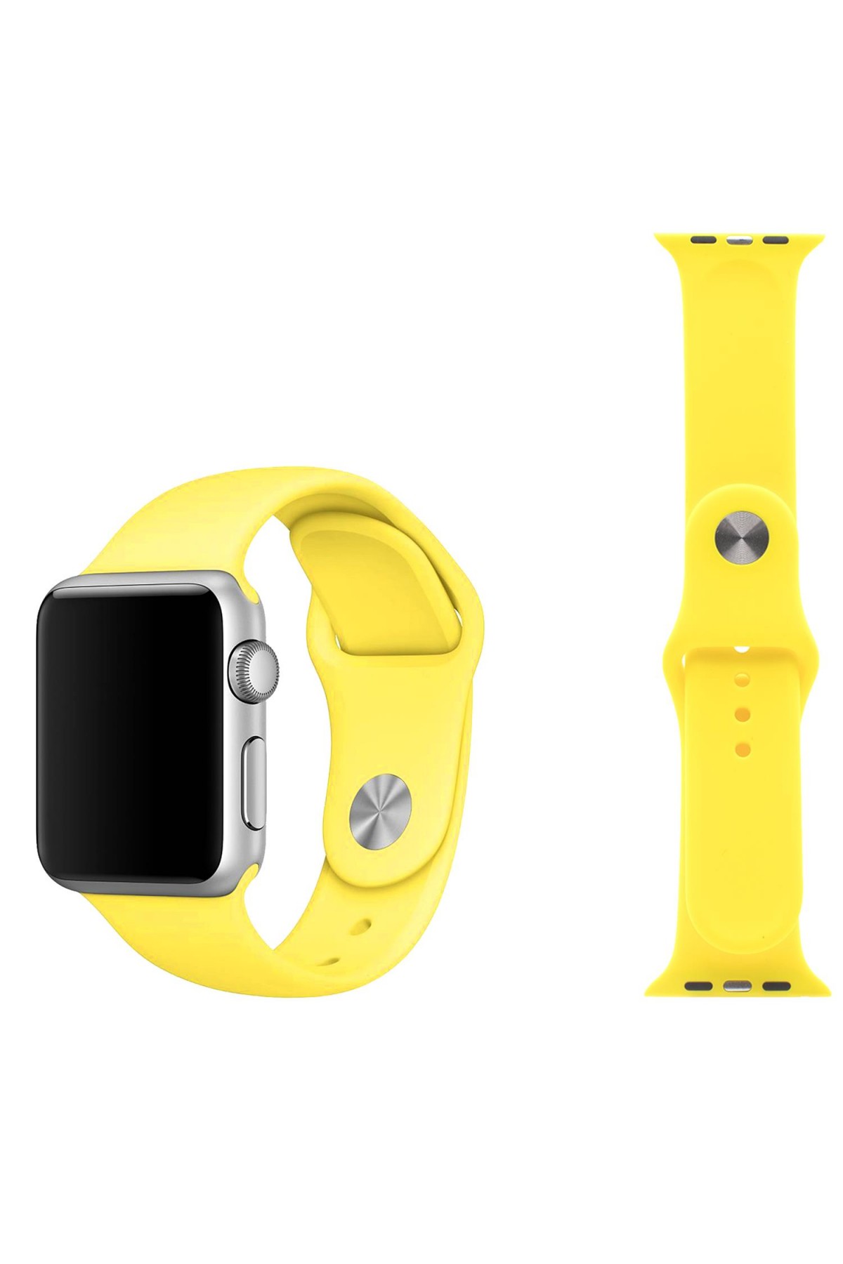 Apple Watch Serisi 42/44mm Silikon Kordon Kayış