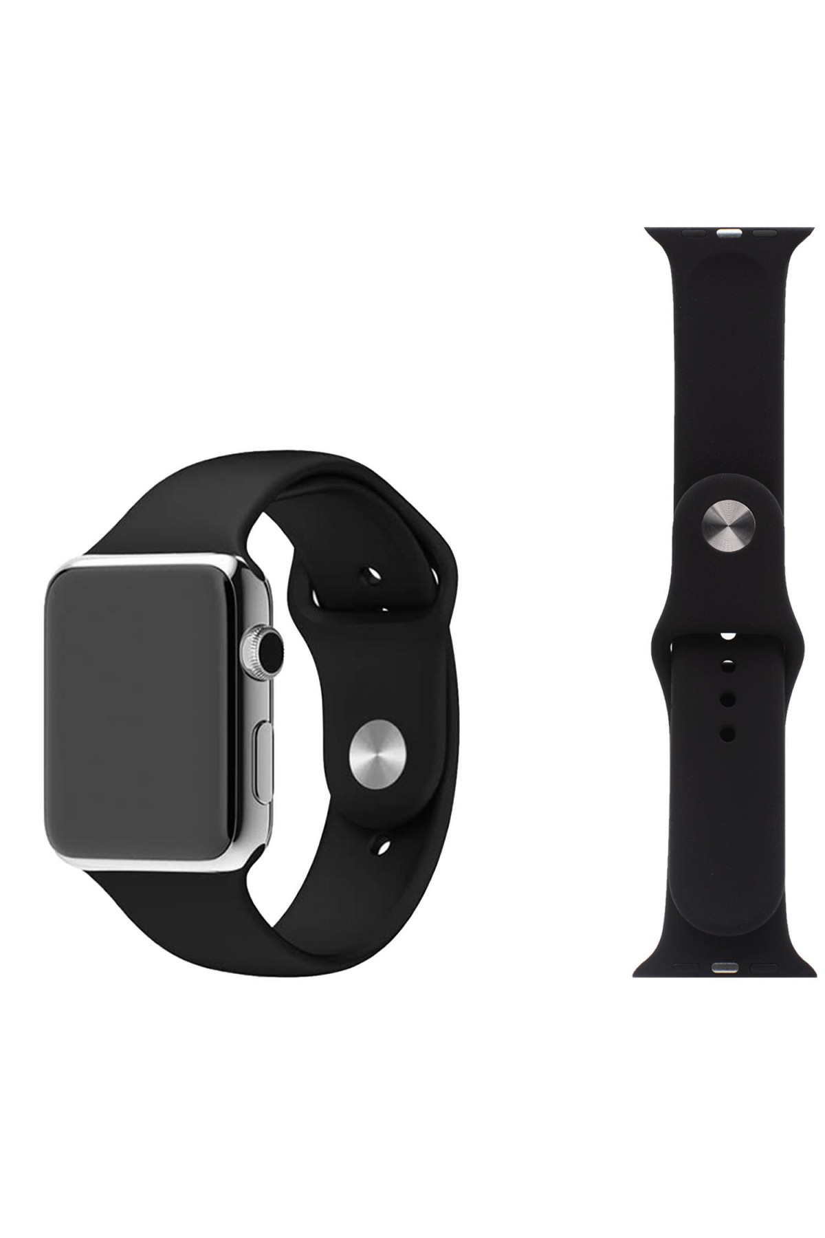 Apple Watch Serisi 42/44mm Silikon Kordon Kayış