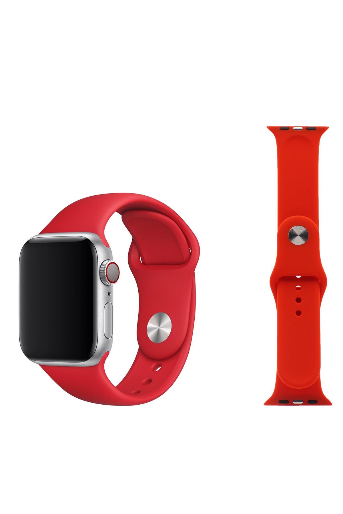 Apple Watch Serisi 42/44mm Silikon Kordon Kayış