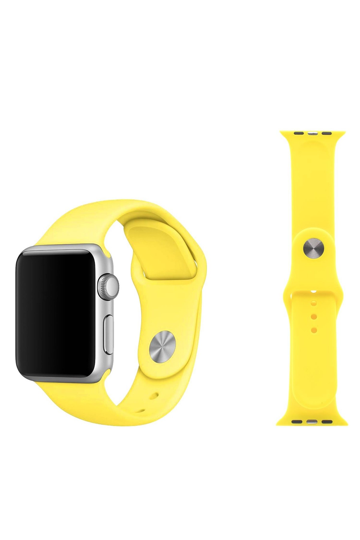 Apple Watch Serisi 42/44mm Silikon Kordon Kayış
