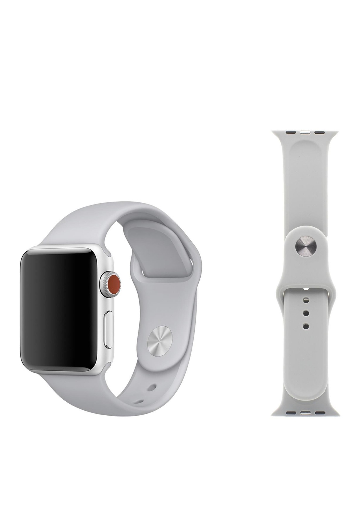 Apple Watch Serisi 42/44mm Silikon Kordon Kayış