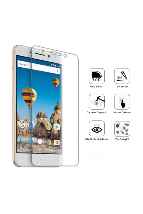 General Mobile Discovery Elit E7 Ekran Koruyucu Temperli Cam