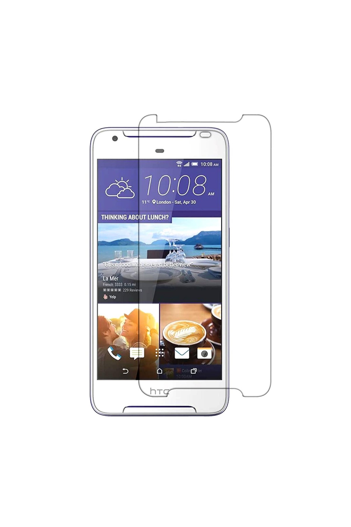 HTC 628 Ekran Koruyucu Temperli Cam