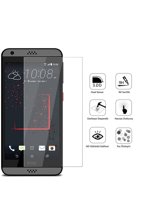 Htc Desire 630 Ekran Koruyucu Temperli Cam