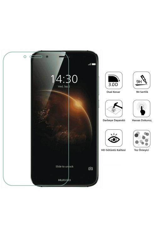 Huawei GR3 Ekran Koruyucu Temperli Cam