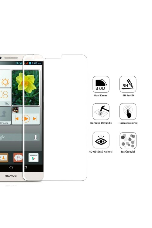 Huawei Mate 7 Ekran Koruyucu Temperli Cam