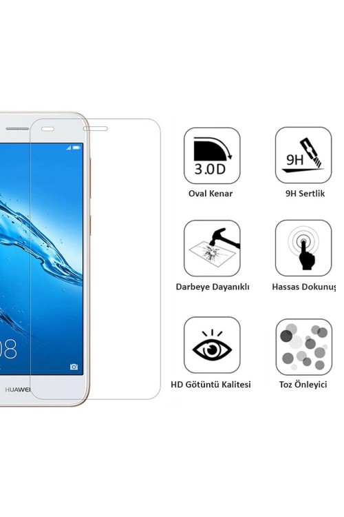 Huawei P9 Mini 2017 Ekran Koruyucu Temperli Cam