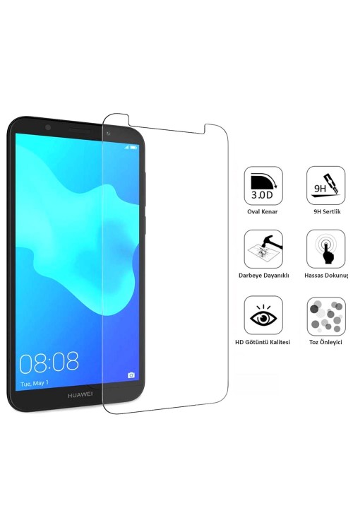 Huawei Y5 Prime 2020 Ekran Koruyucu Temperli Cam