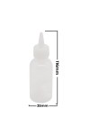 Microlux FX-50 İğne Uclu Plastik Sıvı Şişesi 50ml