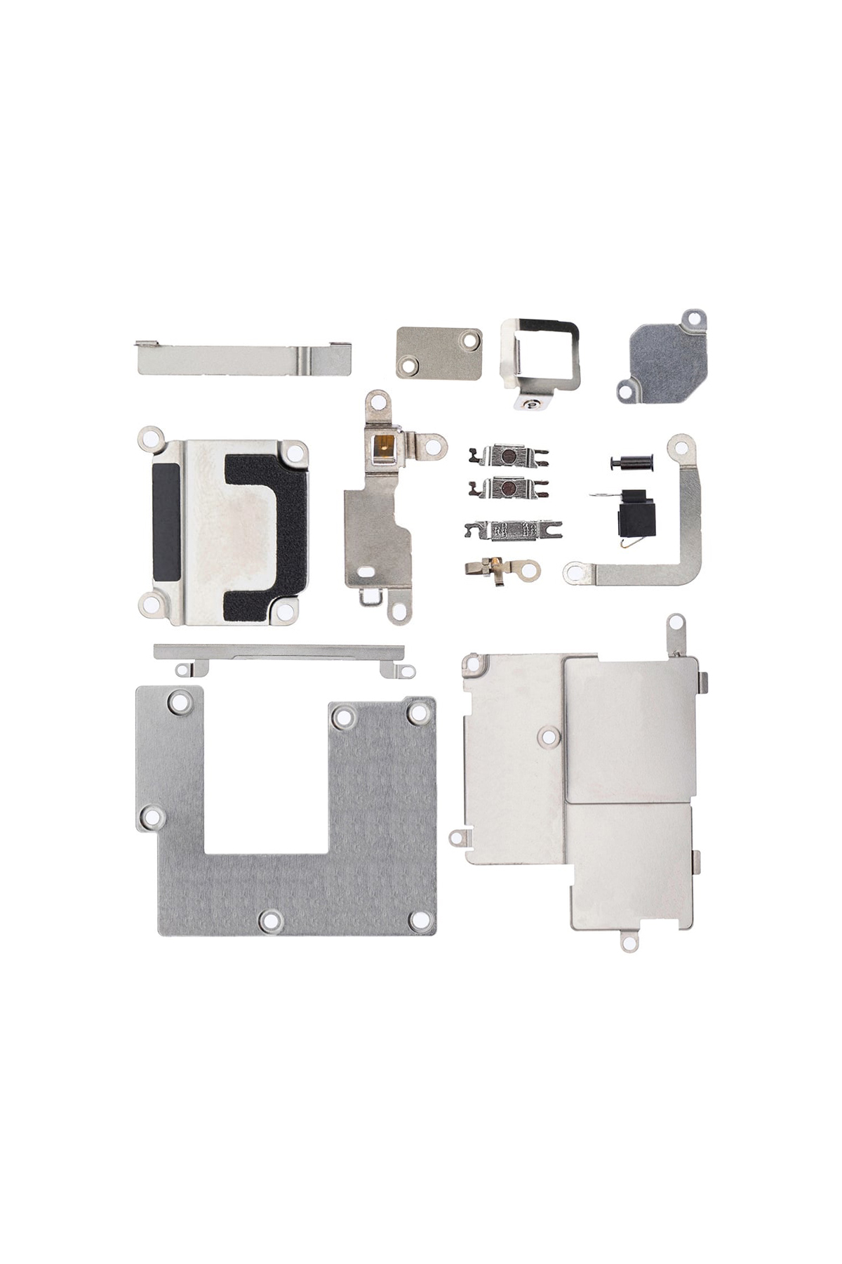 Iphone 11 Pro Anakart İç Metal Kapakları Braket Seti (16 Parça)