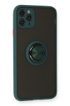 Iphone 11 Pro Max Kılıf Yüzüklü Kamera Koruyuculu
