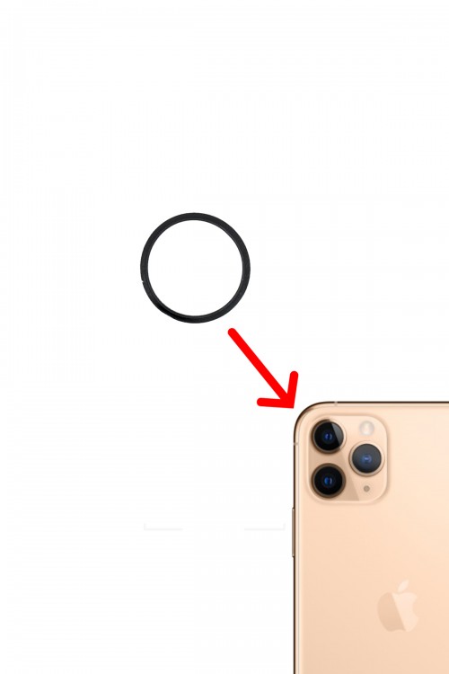 Iphone 11 Pro Sıvı ve Toza Dayanıklı Arka Kamera Halkası Iphone 11 Pro Sıvı ve Toza Dayanıklı Arka Kamera Halkası