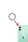 Iphone 11 Sıvı ve Toza Dayanıklı Arka Kamera Halkası