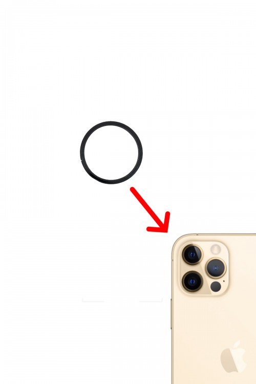 Iphone 12 Pro Sıvı ve Toza Dayanıklı Arka Kamera Halkası Iphone 12 Pro Sıvı ve Toza Dayanıklı Arka Kamera Halkası