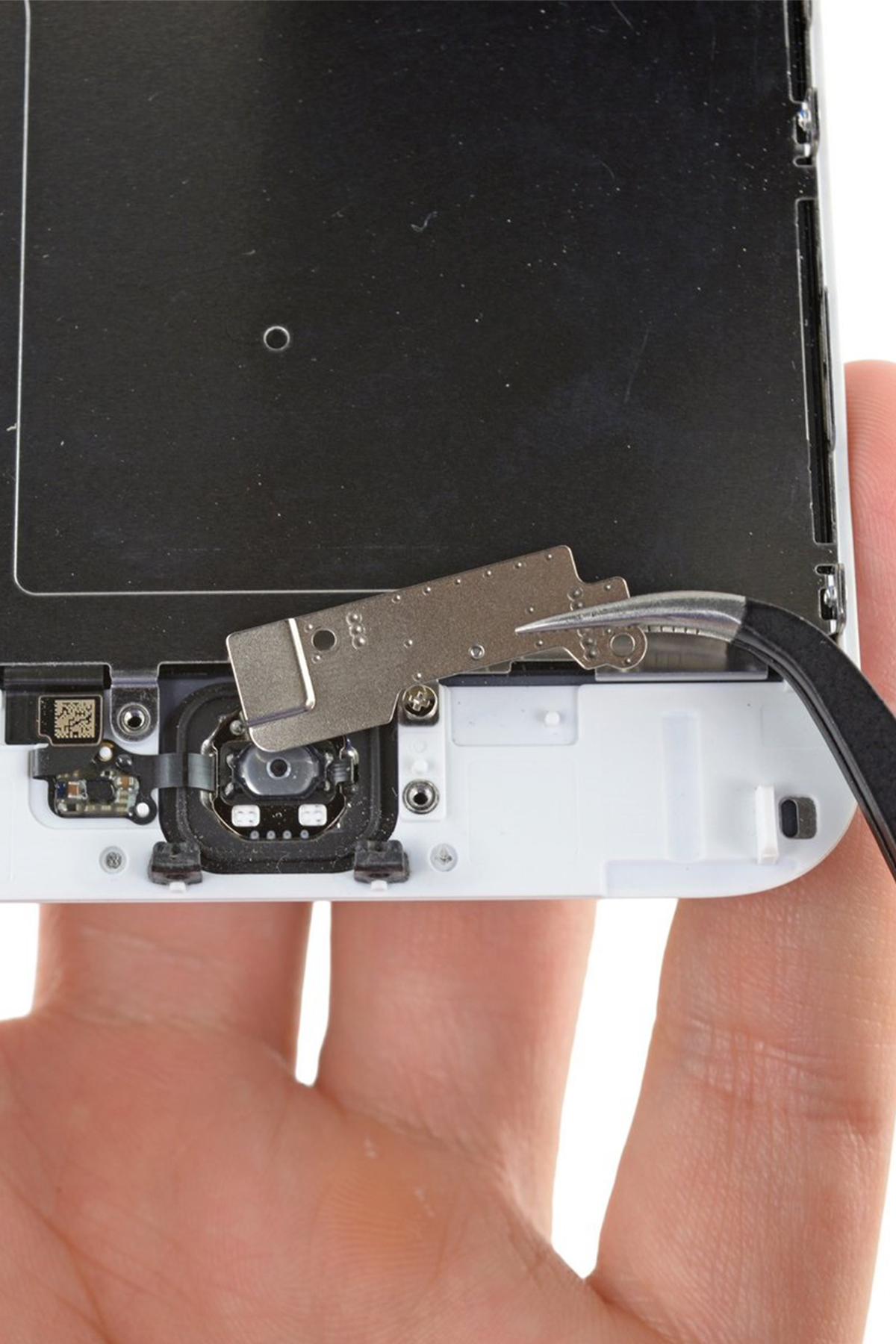 Iphone 6 Plus Home Tuşu Koruma Kapağı Metal Braket