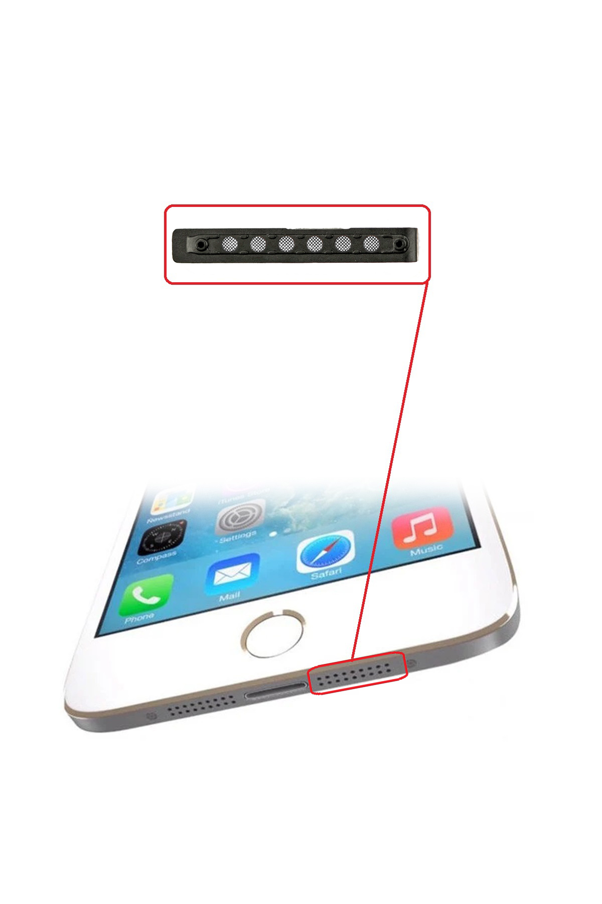 Iphone 6 Plus Zil Sesi Buzzer Hoparlör Toz Filtresi