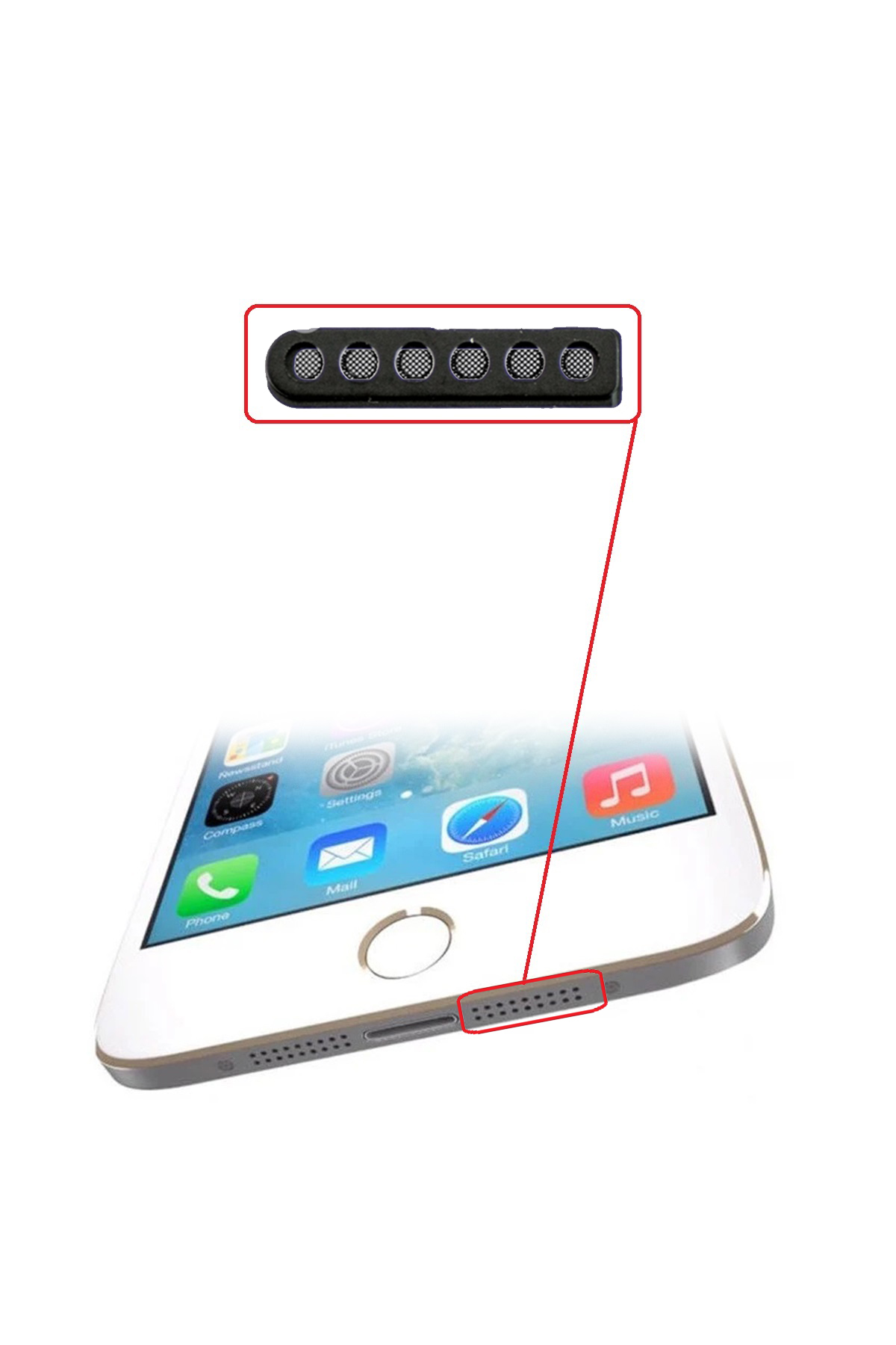 Iphone 6 Zil Sesi Buzzer Hoparlör Toz Filtresi