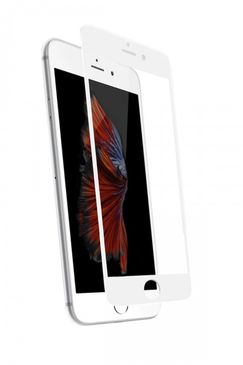 Iphone 6S Plus Ekran Koruyucu Premium Tam Kaplama Beyaz Iphone 6S Plus Ekran Koruyucu Premium Tam Kaplama Beyaz