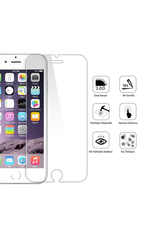 Iphone 7 Plus Ekran Koruyucu Temperli Cam