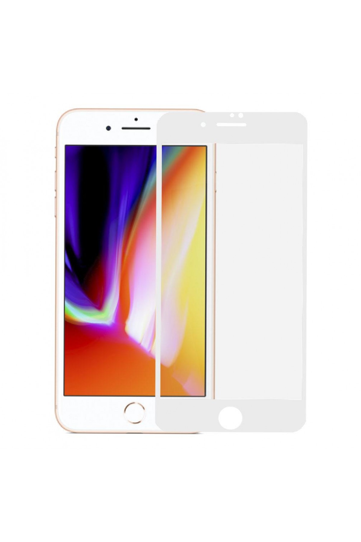 Iphone 8 Plus Ekran Koruyucu Mat Seramik Tam Kaplama