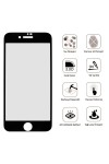 Iphone 8 Plus Gizli Hayalet Ekran Koruyucu Mat Seramik Tam Kaplama