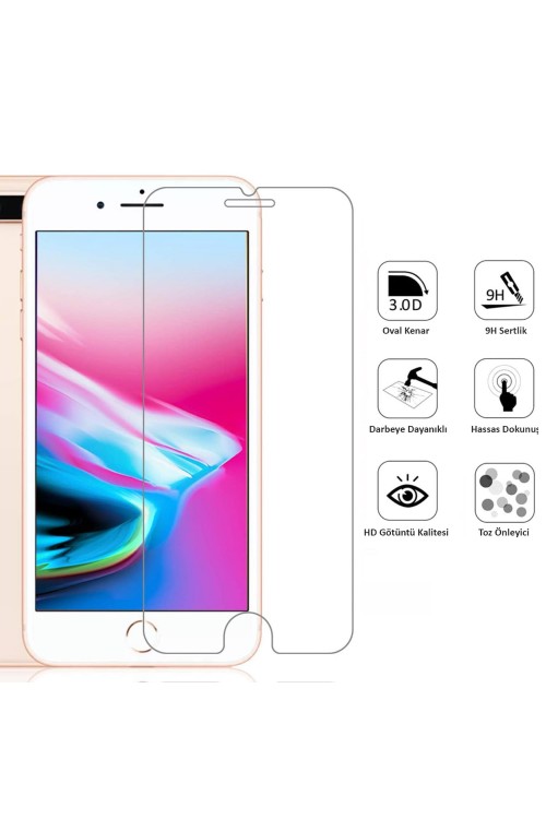 Iphone 8 Plus Ekran Koruyucu Temperli Cam Iphone 8 Plus Ekran Koruyucu Temperli Cam