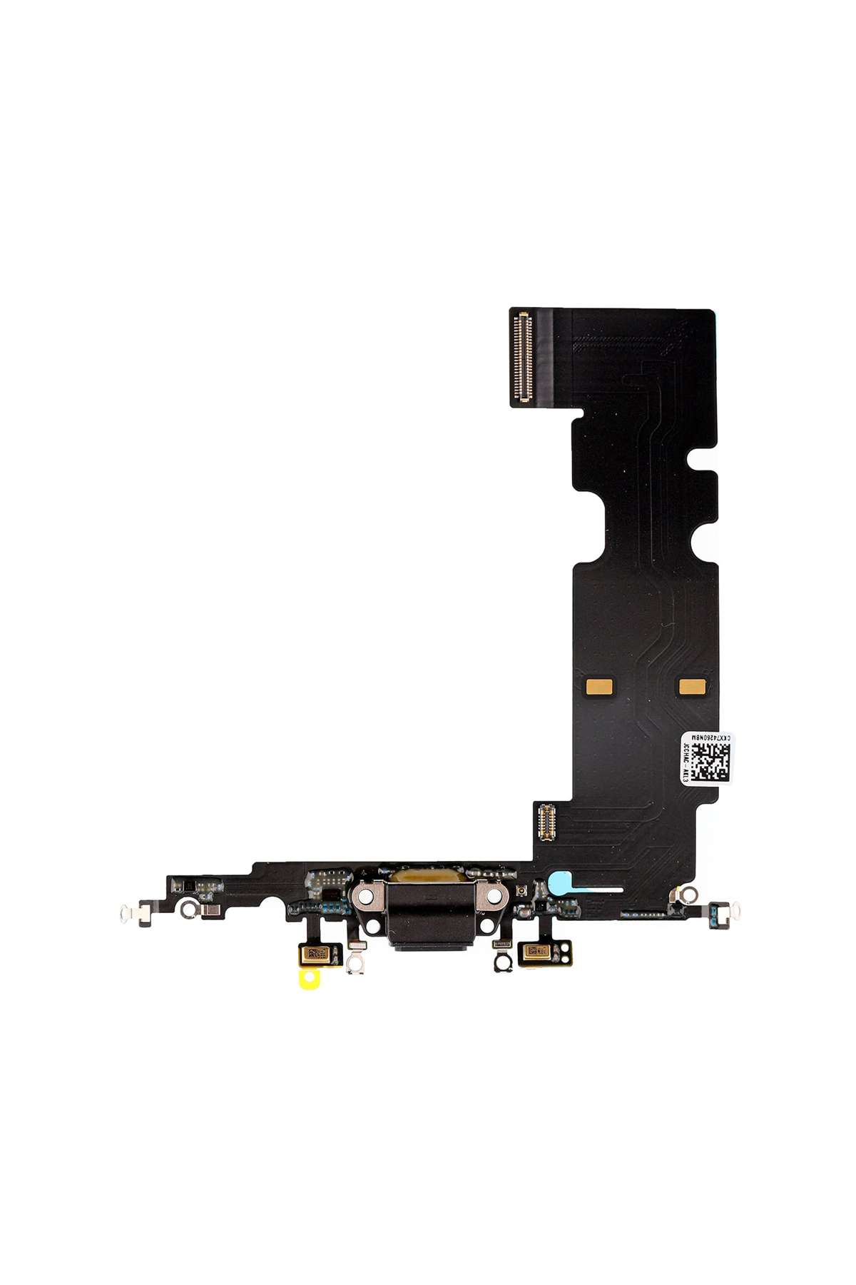 Iphone 8 Plus Şarj Soketi Mikrofon Filmi Flex Siyah