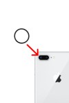 Iphone 8 Plus Sıvı ve Toza Dayanıklı Arka Kamera Halkası