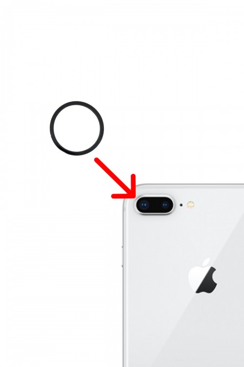 Iphone 8 Plus Sıvı ve Toza Dayanıklı Arka Kamera Halkası Iphone 8 Plus Sıvı ve Toza Dayanıklı Arka Kamera Halkası