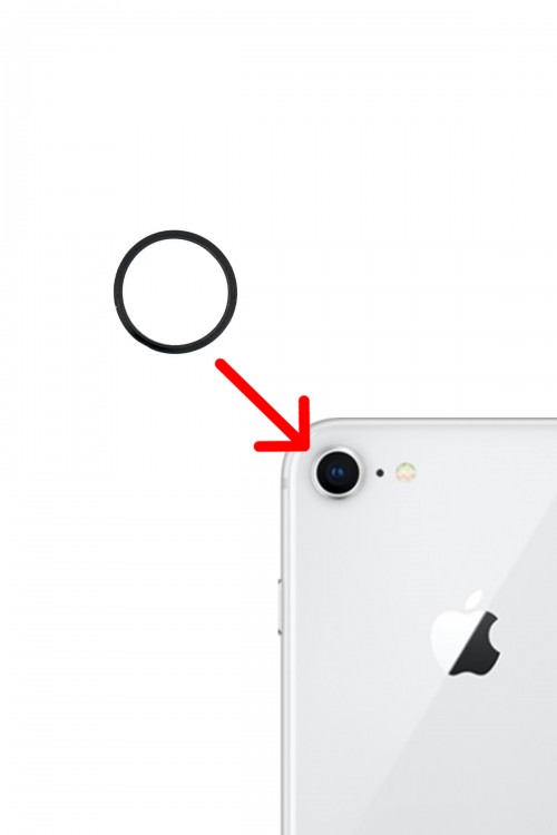 Iphone 8 Sıvı ve Toza Dayanıklı Arka Kamera Halkası Iphone 8 Sıvı ve Toza Dayanıklı Arka Kamera Halkası