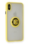 Iphone X Kılıf Yüzüklü Kamera Koruyuculu