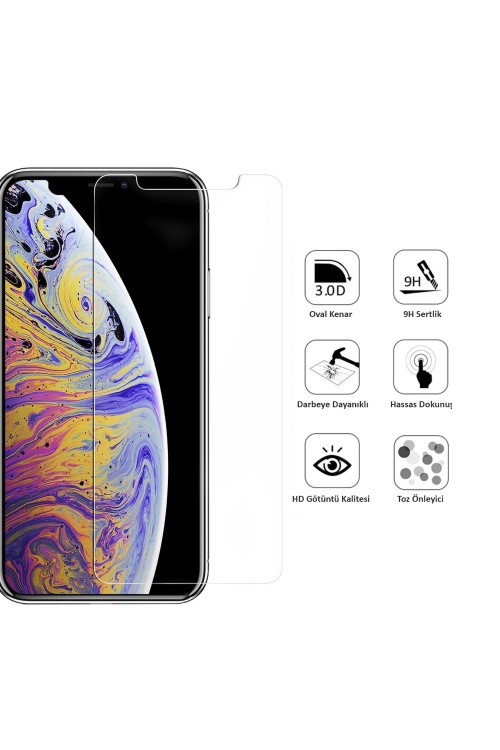 Iphone XS Max Ekran Koruyucu Temperli Cam Iphone XS Max Ekran Koruyucu Temperli Cam