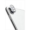 Iphone XS Max Kamera Koruyucu Tam Kaplama Silver