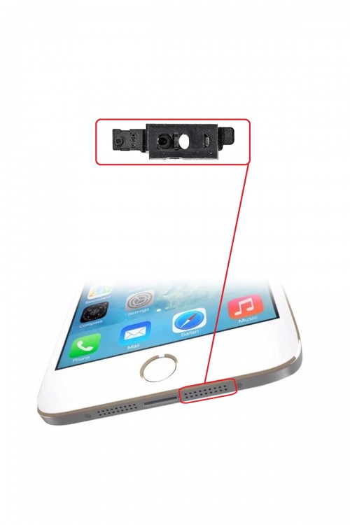 Iphone XS Alt Mikrofon Koruma Kapağı Braketi Iphone XS Alt Mikrofon Koruma Kapağı Braketi