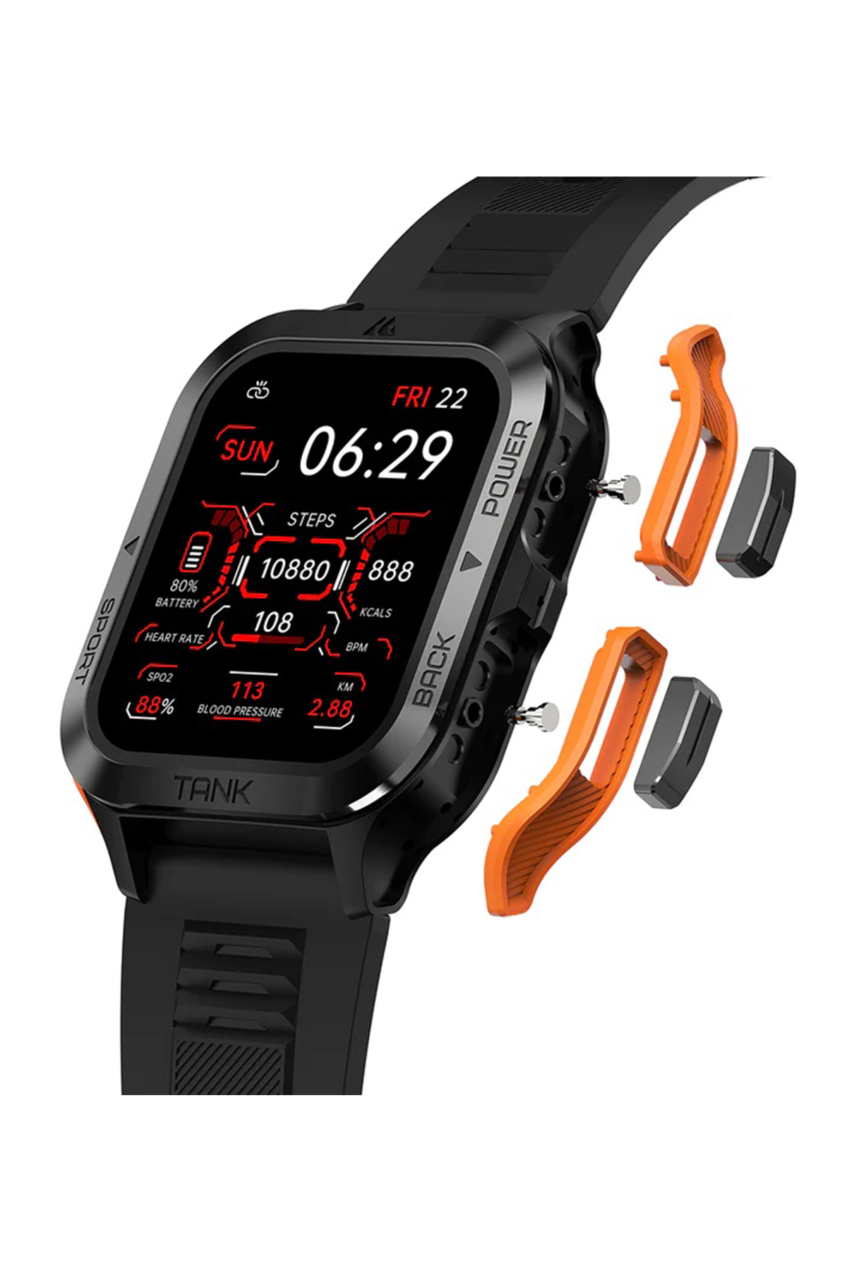 Kospet Tank M2 Watch Akıllı Saat (KVK Teknik Servis Garantili)