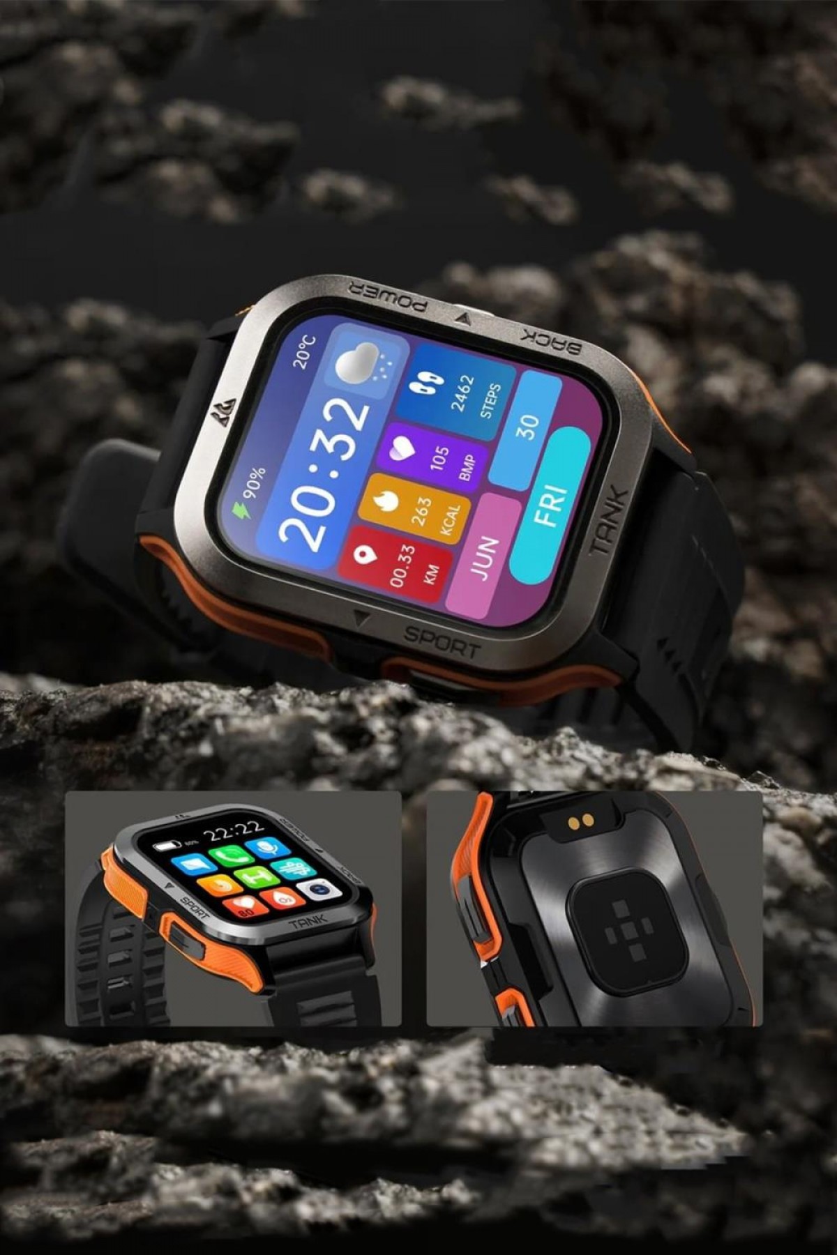 Kospet Tank M2 Watch Akıllı Saat (KVK Teknik Servis Garantili)