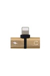 Microlux LK01 Iphone Kulaklık ve Şarj Dönüştürücü Adaptör