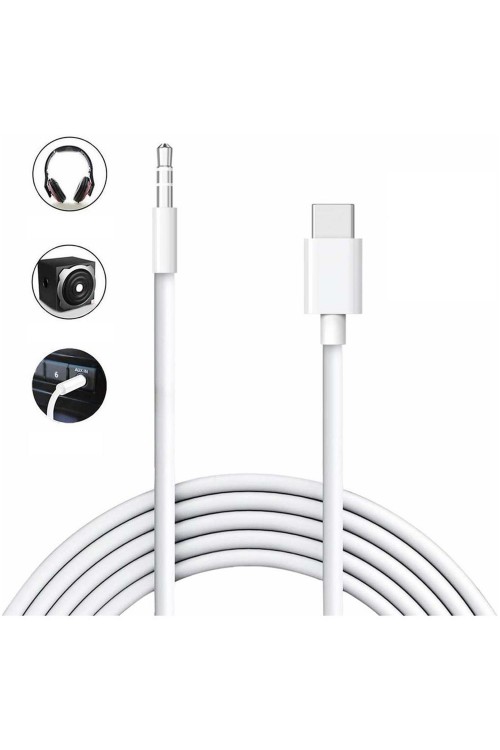 Microlux MH21 TYPE-C 3.5mm Aux Ses Kablosu 1 Metre Microlux MH21 TYPE-C 3.5mm Aux Ses Kablosu 1 Metre