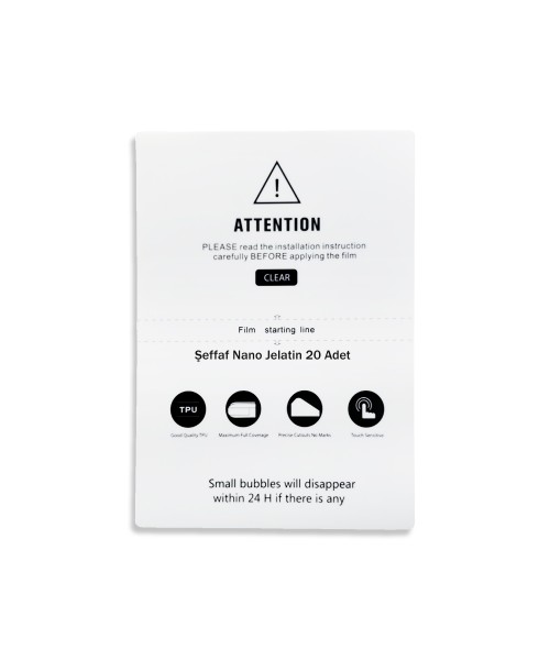 Microlux Nano Jelatin Ekran Koruyucu 230x320mm (20 Adet)