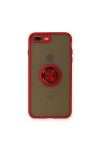 Iphone 7 Plus Kılıf Yüzüklü Kamera Koruyuculu