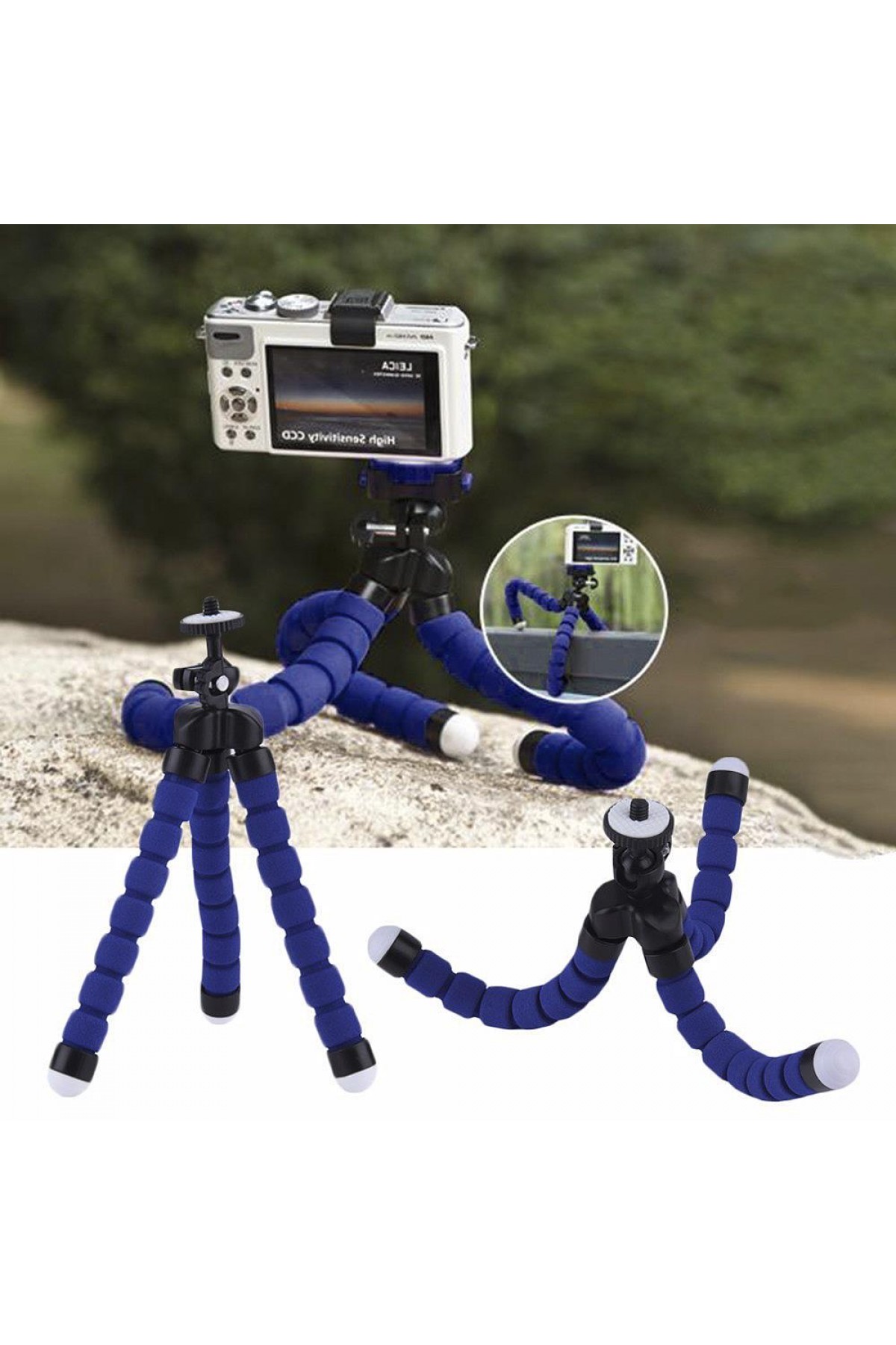 Microlux ATT10 Akrobat Mini Ahtapot Telefon Tutucu Tripod