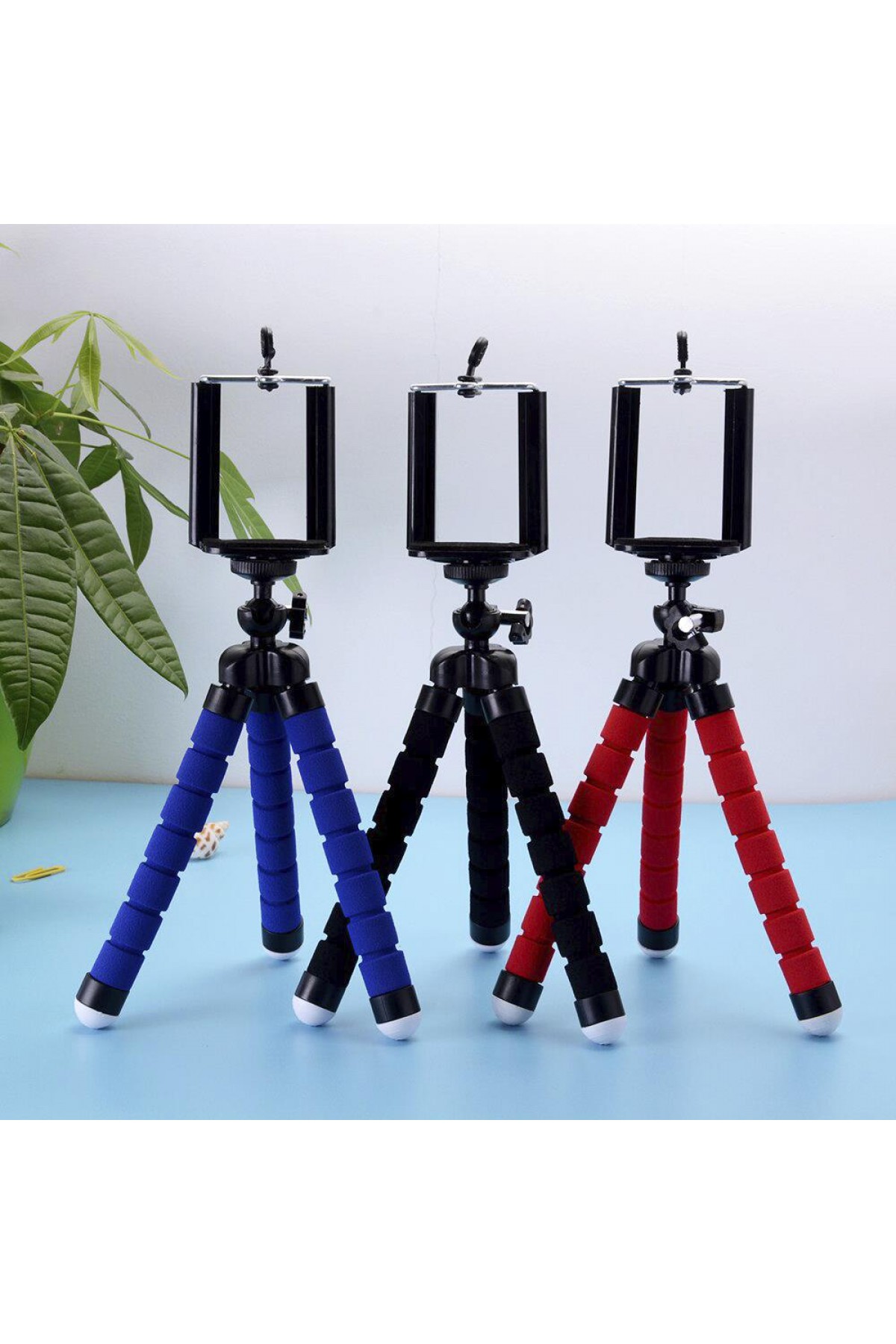 Microlux ATT10 Akrobat Mini Ahtapot Telefon Tutucu Tripod