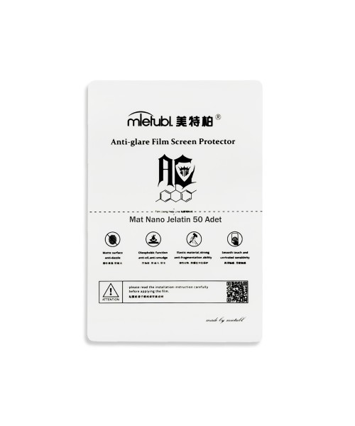 Mietubl Mat Nano Jelatin Ekran Koruyucu 120x180mm (50 Adet)