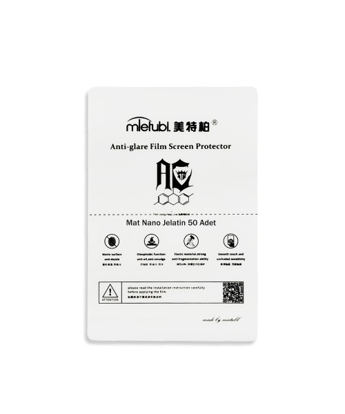 Mietubl Mat Nano Jelatin Ekran Koruyucu 200x300mm (50 Adet)