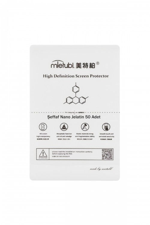 Mietubl Nano Jelatin Ekran Koruyucu 120x180mm (50 Adet) Mietubl Nano Jelatin Ekran Koruyucu 120x180mm (50 Adet)