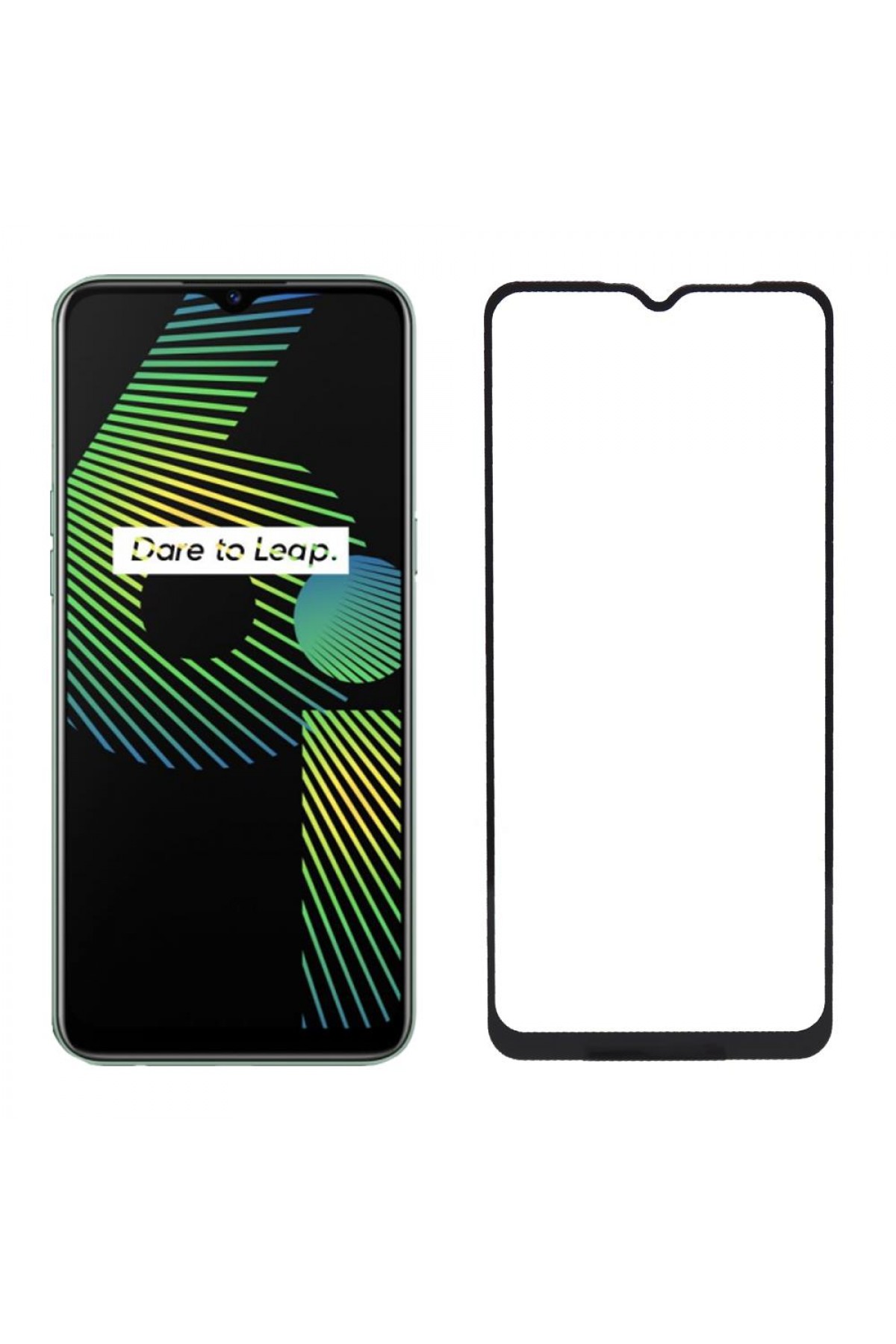 Realme 6i Ekran Koruyucu 9D Tam Kaplama