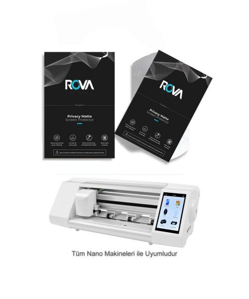 Rova Mat Hayalet Nano Jelatin Ekran Koruyucu 120x180mm (50 Adet)